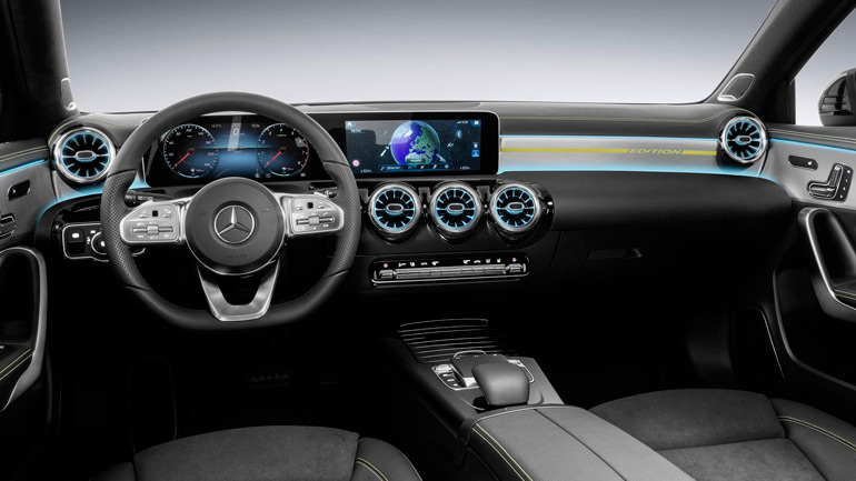 Mercedes Benz A-Klass фото интерьера