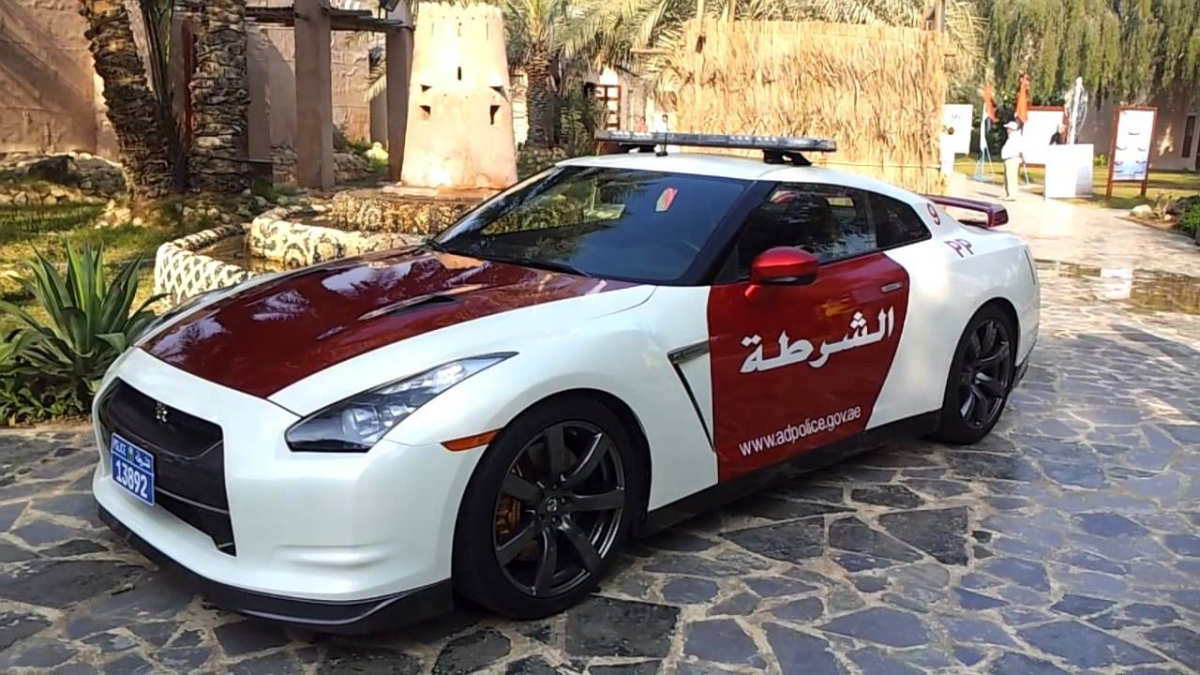 Nissan GTR r35 Police