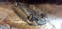 В Лукояновском районе Шевроле слетело в кювет: 5 человек пострадали