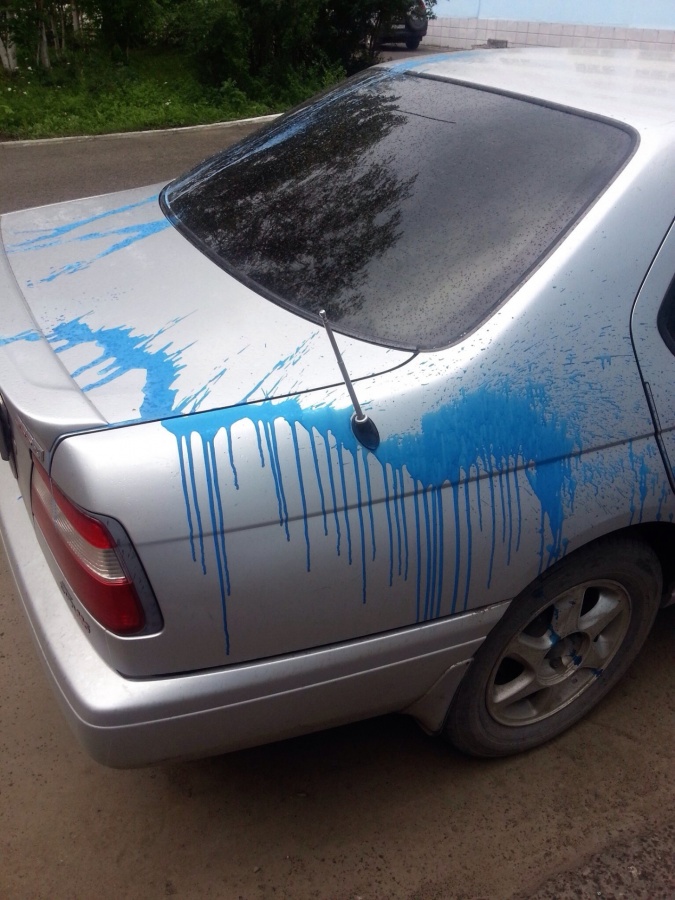 Краска на машине что делать